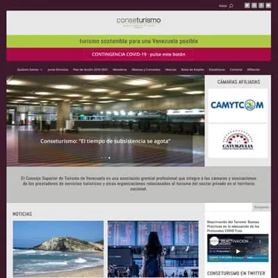 Conseturismo. Página web