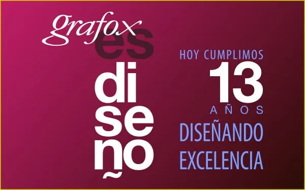 Hoy cumplimos 13 años