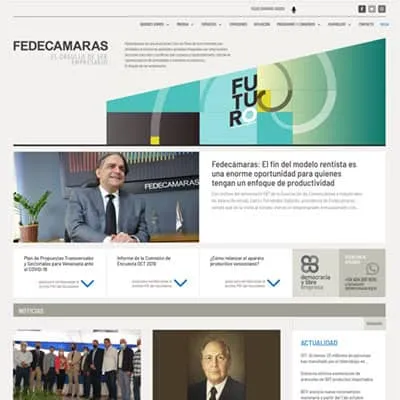 Fedecámaras. Página web